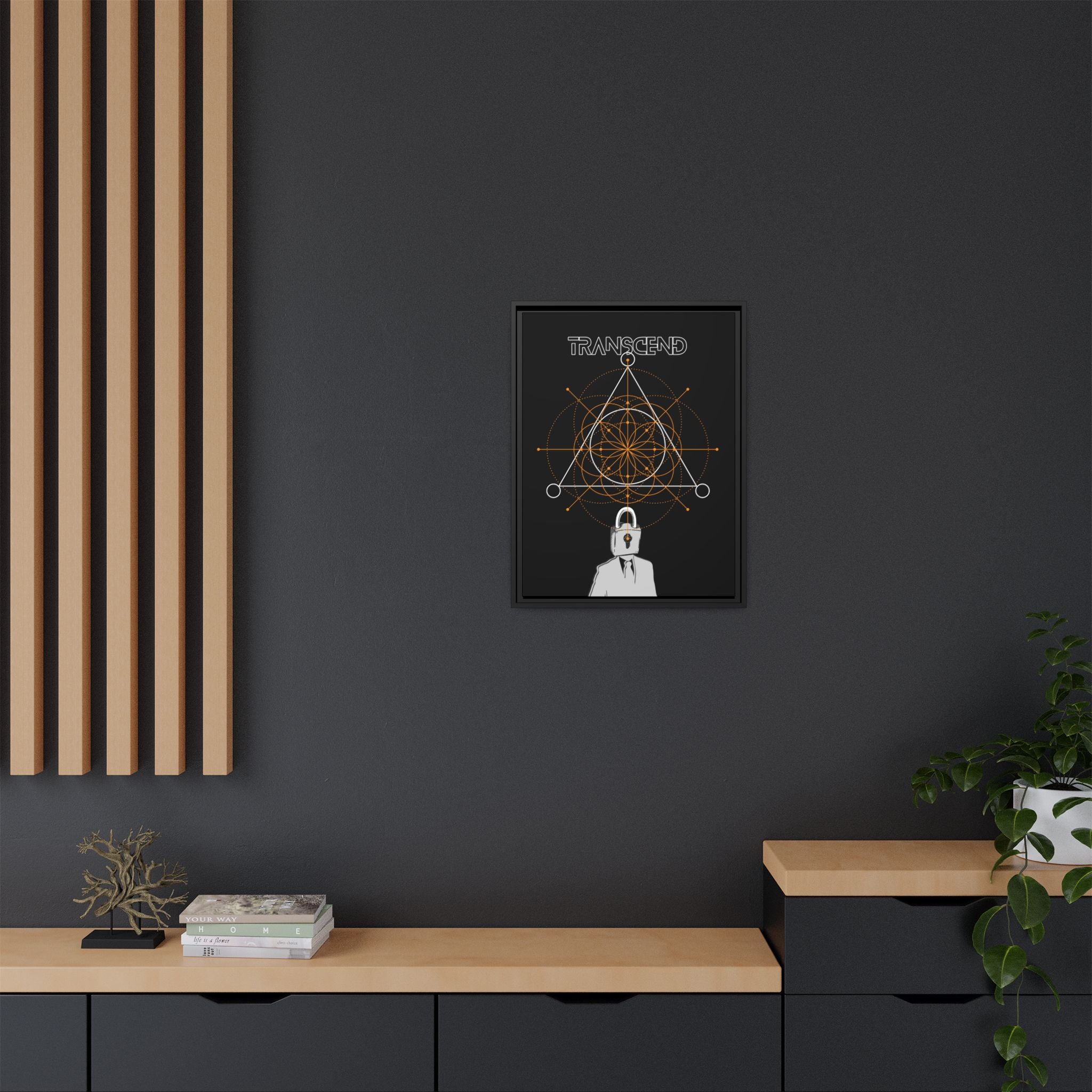 Transcend Sacred Geometry Art Print | Spiritual Awakening Wall Art