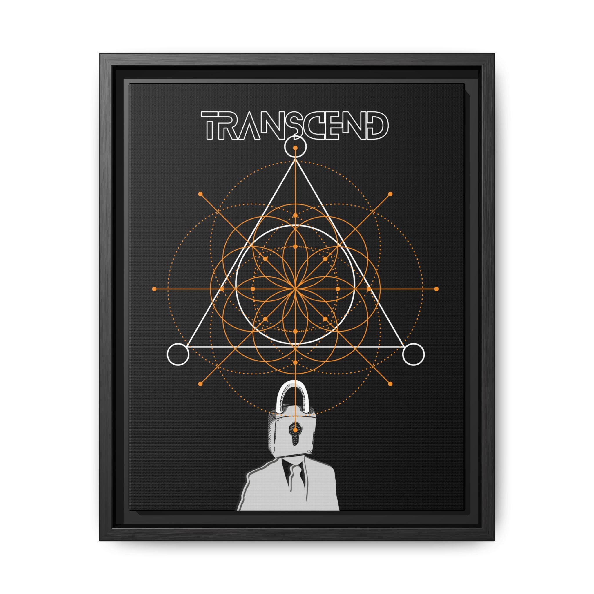 Transcend Sacred Geometry Art Print | Spiritual Awakening Wall Art