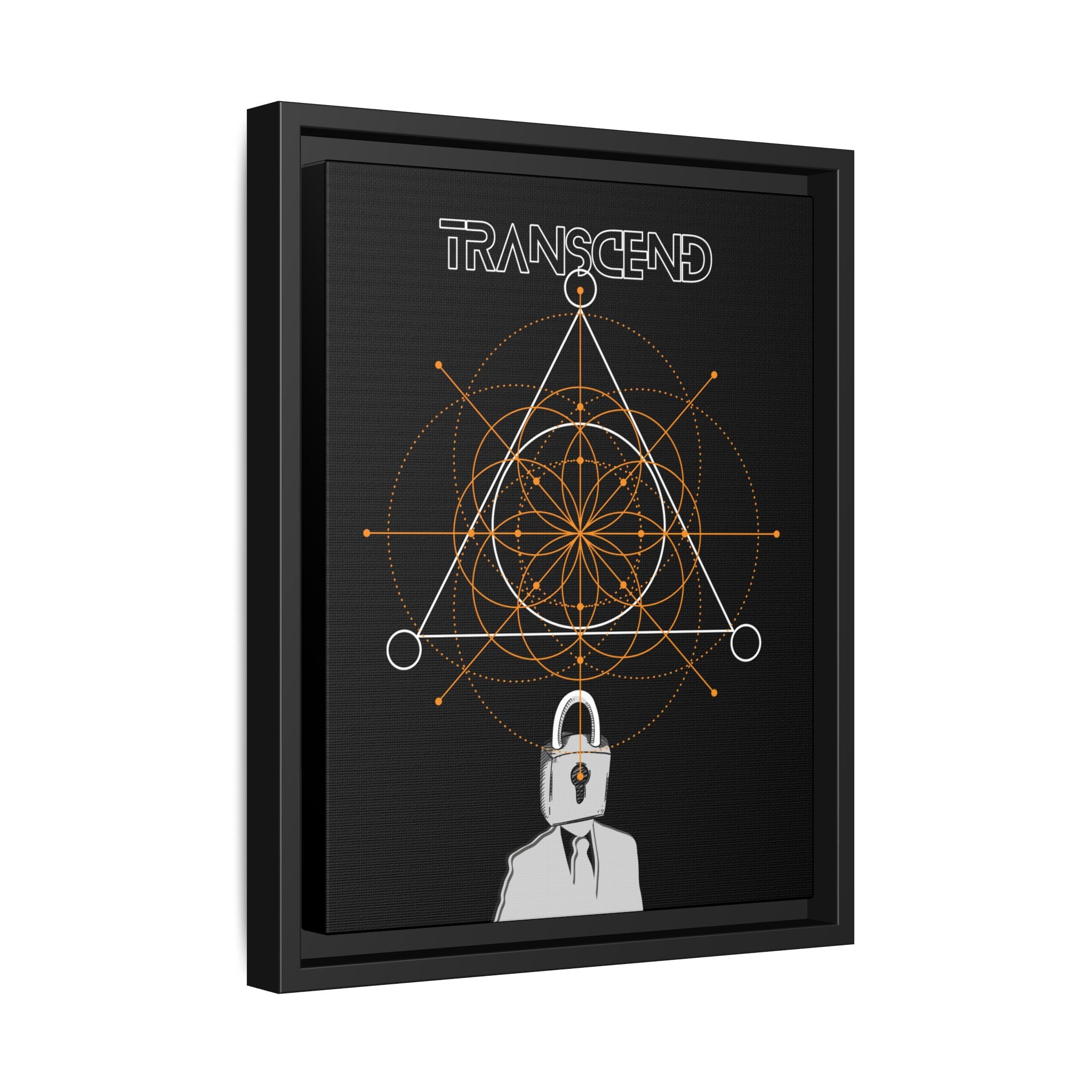 Transcend Sacred Geometry Art Print | Spiritual Awakening Wall Art