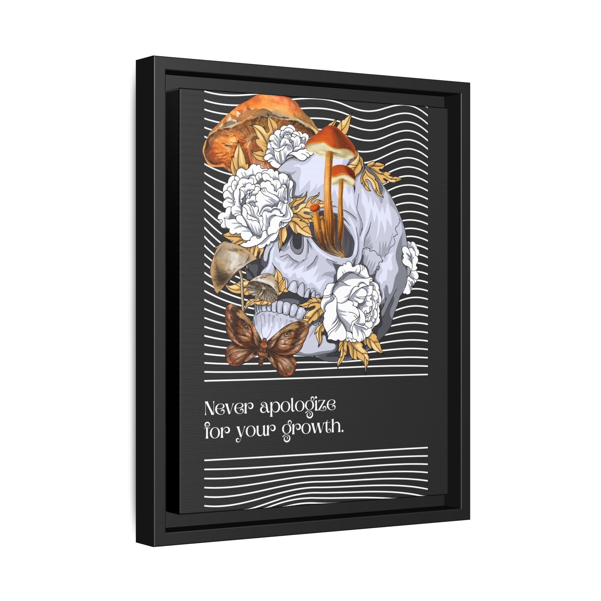 Never Apologize For Your Growth Inspirational Art Print | Transformation Wall Art