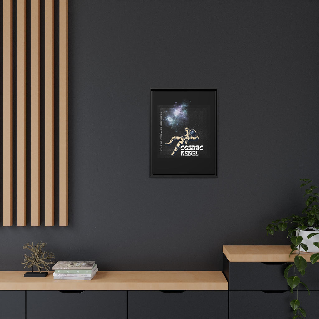 Cosmic Rebel Space Art Print | Astronaut Galaxy Wall Art | Inspirational Cosmic Poster